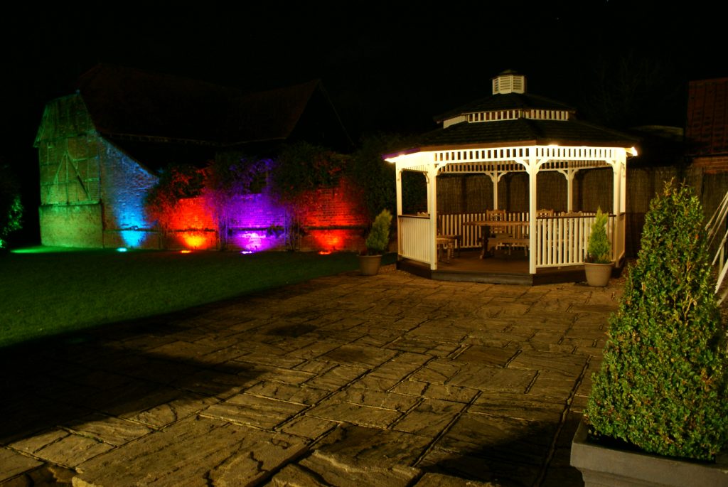 LED Lit Gazebo